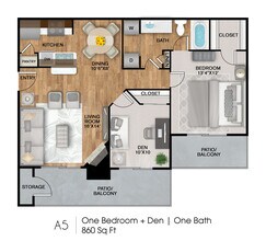 Unit 413 413 floor plan
